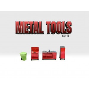 AD-2411MJ 1:64 Limited Edition Die Cast Metal Tools - Set B